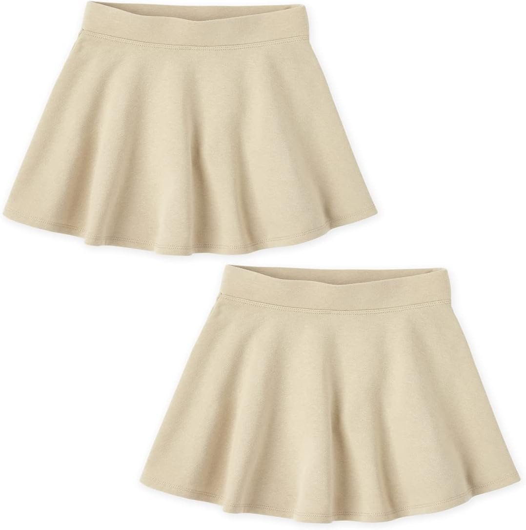 514scGLBHES._AC_SL1100_.jpg The Children's Place Girls' Active French Terry Skirt 2 Pack - Image 1