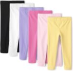 The Children's Place and Toddler Assorted Solid Leggings, Multipacks