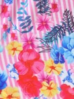 Kids Toddler Girls Summer Clothes Button Design Striped Tank Top + Floral-Print Elastic Shorts 2 Piece - Image 5