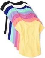 The Children's Place Girls' Short Sleeve High Low Tee