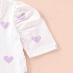 Kids Toddler Girl Clothes Summer 2 Piece Outfits Short Sleeved Top+Solid Color Shorts Set - Image 4