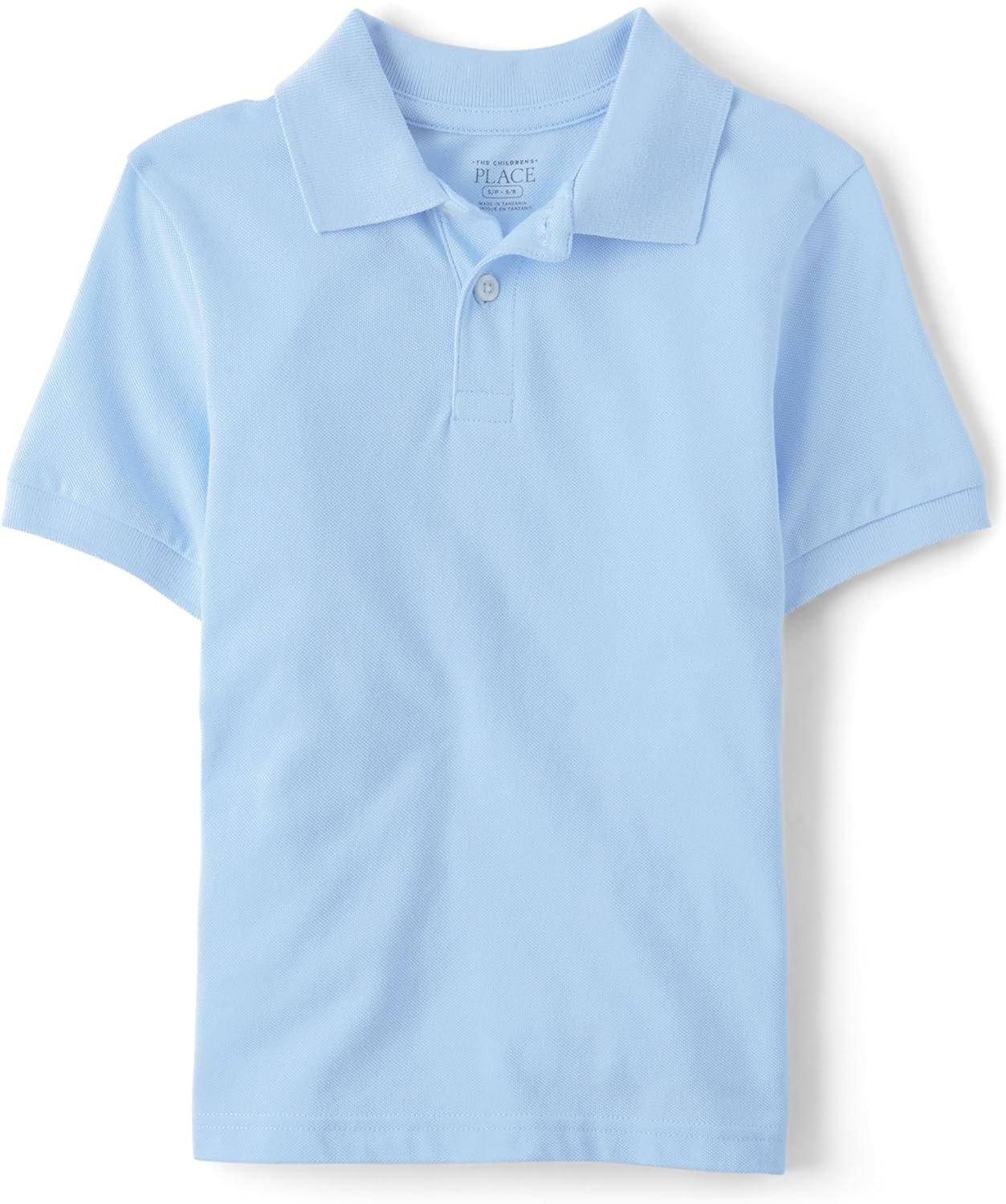 71wkZF2NKeL._AC_SL1500_.jpg The Children's Place Boys' Uniform Short Sleeve Pique Polo - Image 1