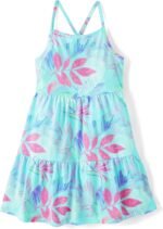 The Children's Place Girls' Casual Sleeveless Tiered Dresses