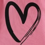 Kids Girl Clothes Heart Print Short Sleeve Top and Shorts Cute Girl Summer Outfits Short Set - Image 6