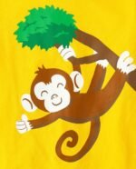 The Children's Place Baby and Toddler Boys' Animal Short Sleeve Graphic T-Shirts, Multipack - Image 5