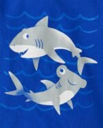 The Children's Place Baby and Toddler Boys' Animal Short Sleeve Graphic T-Shirts, Multipack - Image 3