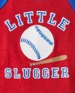 The Children's Place Baby Boys' and Newborn Snug Fit 100% Cotton Sleeve Top and Shorts 2 Piece Pajama Set - Image 2