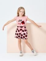 Toddler Kid Girl Clothes Classic Casual Letter Printed Soft Breathable Top Shorts 2PC Summer Outfit Set - Image 2