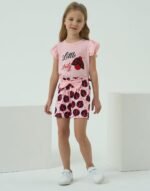 Toddler Kid Girl Clothes Classic Casual Letter Printed Soft Breathable Top Shorts 2PC Summer Outfit Set - Image 4